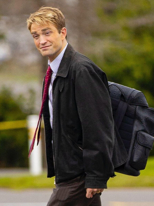  Robert Pattinson Primetime Black Cotton Jacket