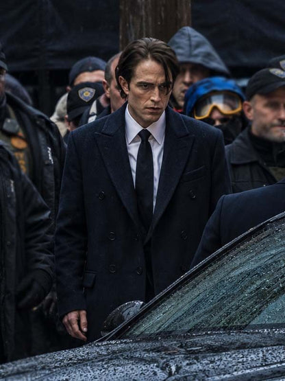 Robert Pattinson The Batman Part II Black Wool Coat