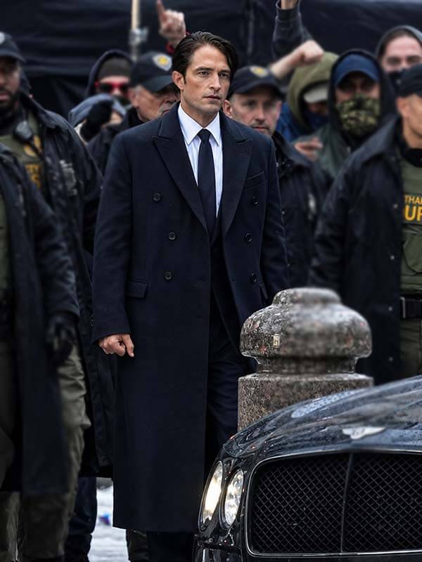 Robert Pattinson The Batman Part II Black Wool Coat