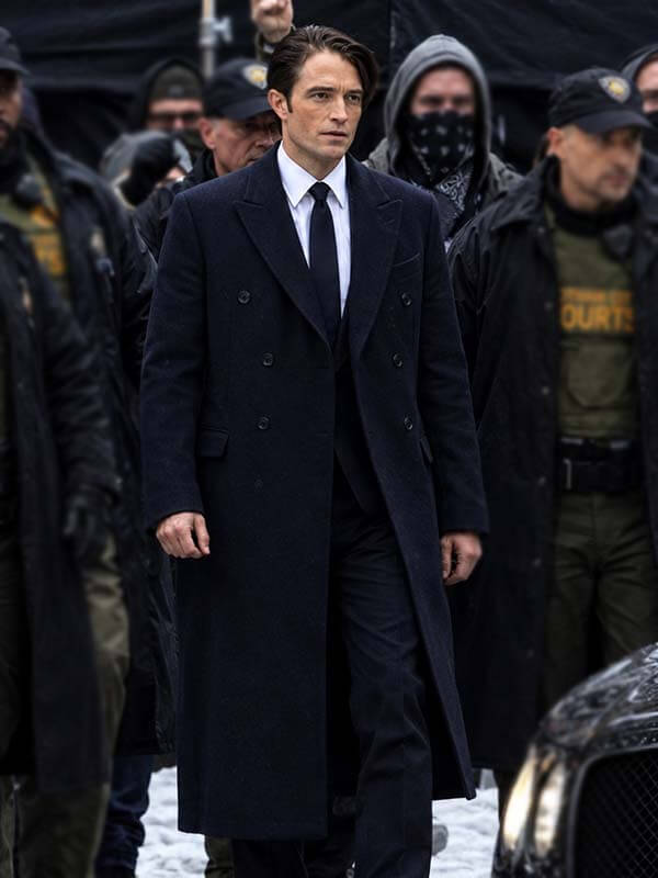 Robert Pattinson The Batman Part II Black Wool Coat