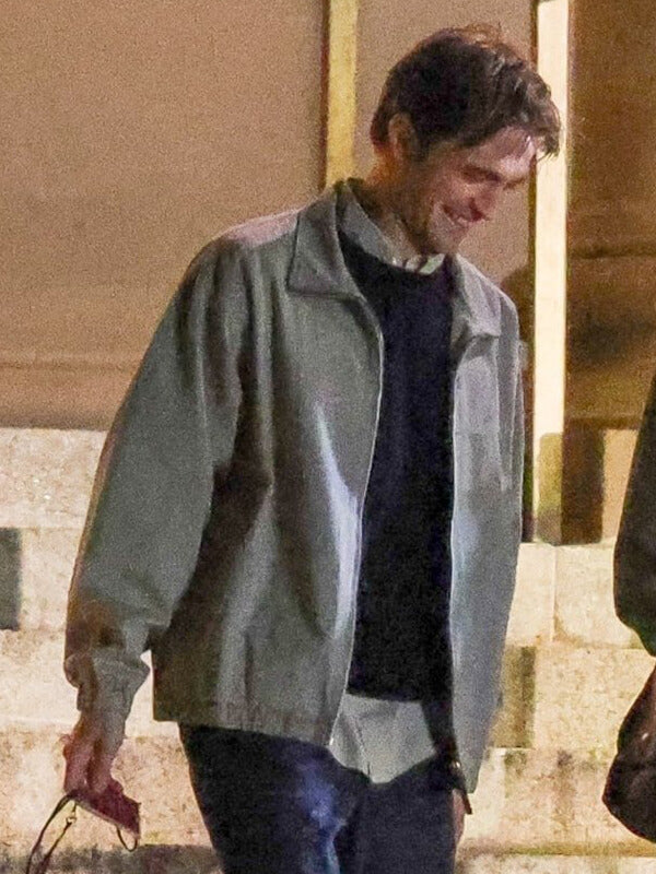 Robert Pattinson The Drama 2026 Grey Cotton Jacket