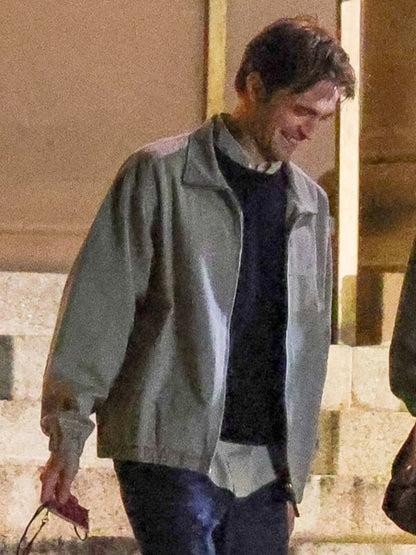 Robert Pattinson The Drama 2026 Grey Cotton Jacket
