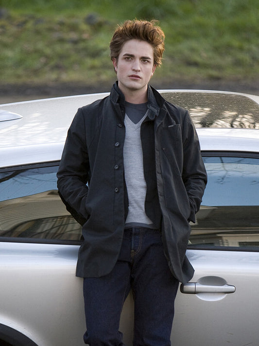 Robert Pattinson Twilight Black Cotton Jacket