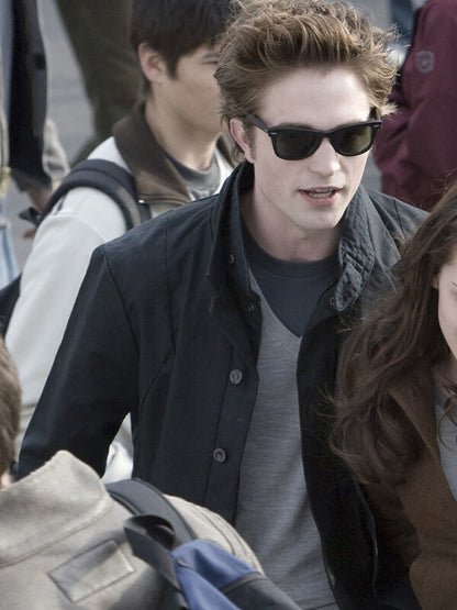 Robert Pattinson Twilight Black Cotton Jacket