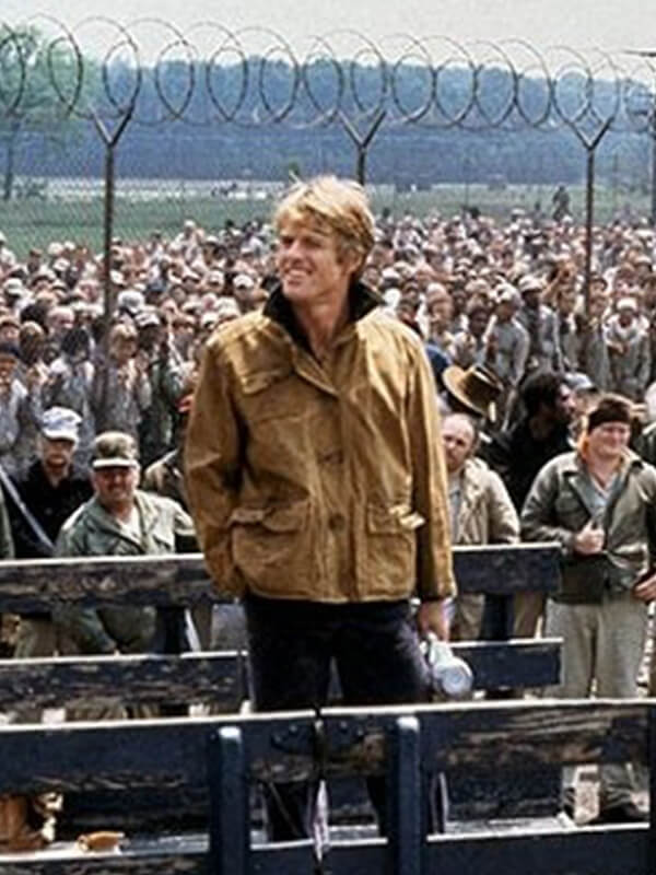 Robert Redford Brubaker Brown Cotton Jacket