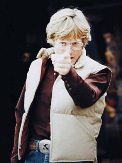 Robert Redford Ordinary People 1980 Beige Puffer Vest
