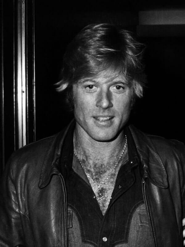 Robert Redford Premiere Brown Leather Jacket