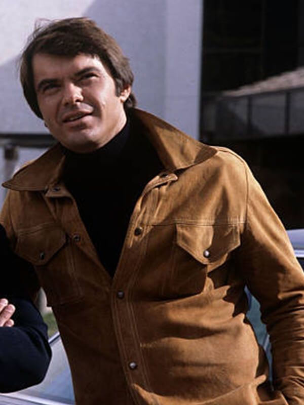 Robert Urich Vegas Brown Suede Jacket
