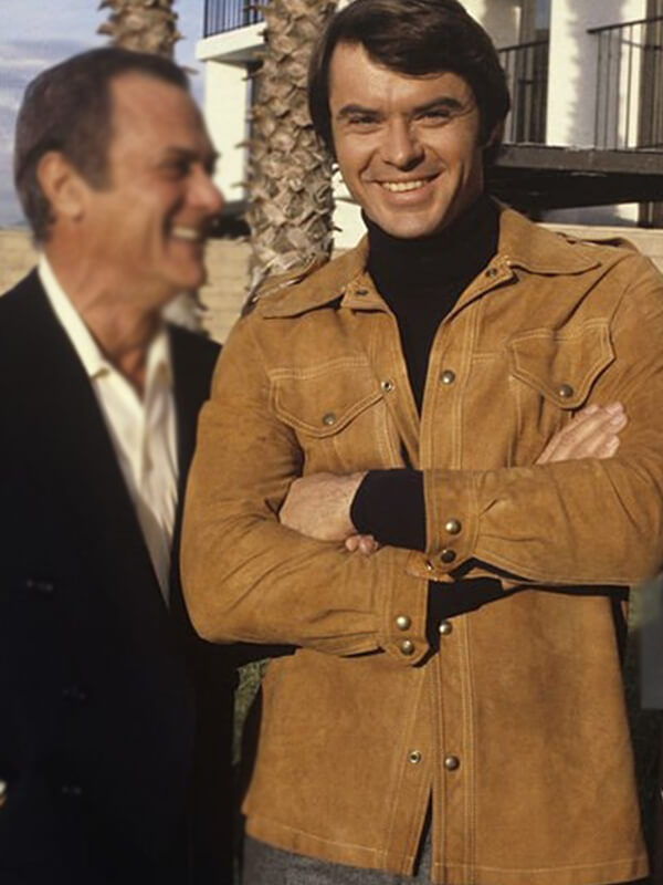 Robert Urich Vegas Brown Suede Jacket