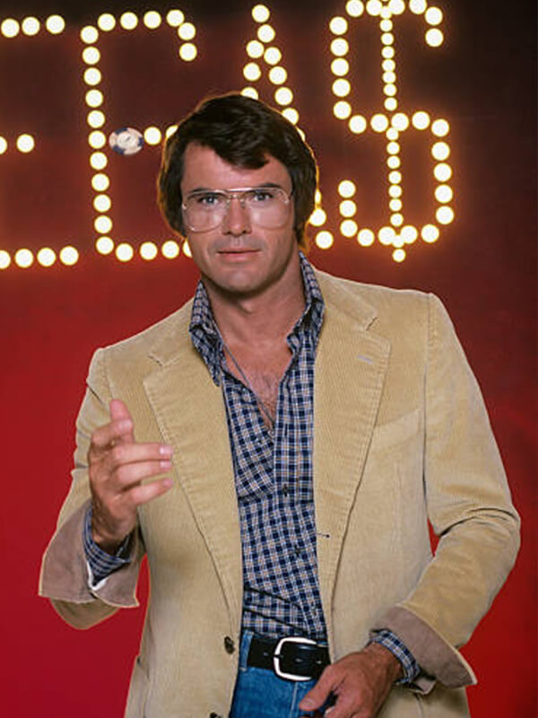 Robert Urich Vegas TV Series Beige Corduroy Blazer