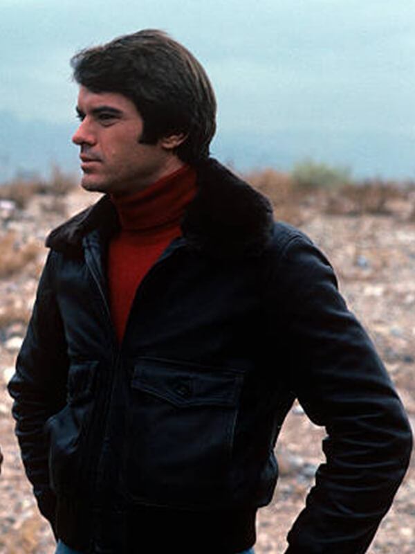 Robert Urich Vegas TV Series Black Bomber Jacket
