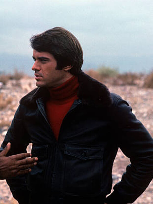 Robert Urich Vegas TV Series Black Bomber Jacket
