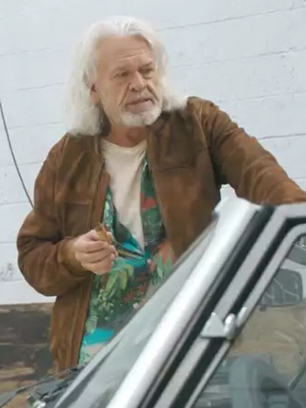 Ron White Tires S02 Brown Suede Leather Jacket