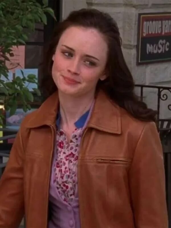 Rory Gilmore Gilmore Girls Brown Leather Jacket