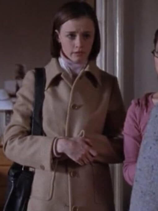 Rory Gilmore Gilmore Girls S05 Brown Wool Coat