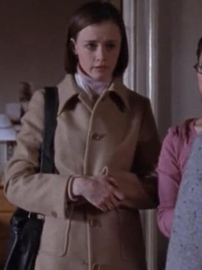 Rory Gilmore Gilmore Girls S05 Brown Wool Coat
