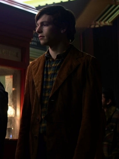 Ross Lynch Chilling Adventures of Sabrina Suede Coat