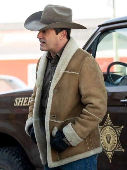 Roy Tillman Fargo Suede Leather Shearling Jacket