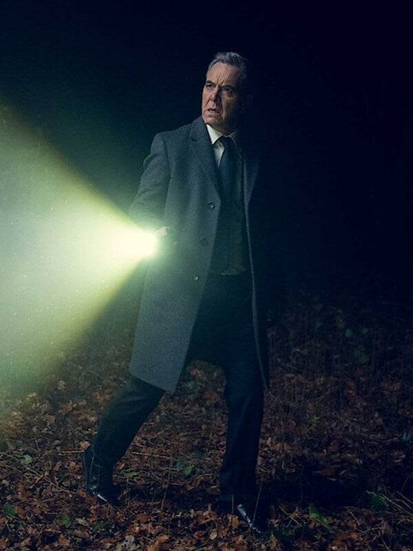 Run Away S01 James Nesbitt Grey Wool Coat