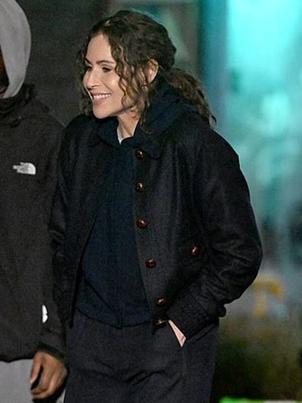 Run Away S01 Minnie Driver Black Wool Jacket