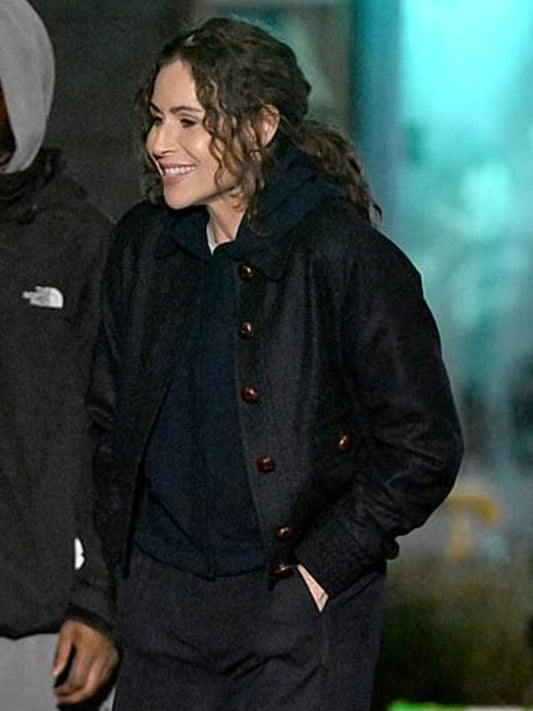 Run Away S01 Minnie Driver Black Wool Jacket