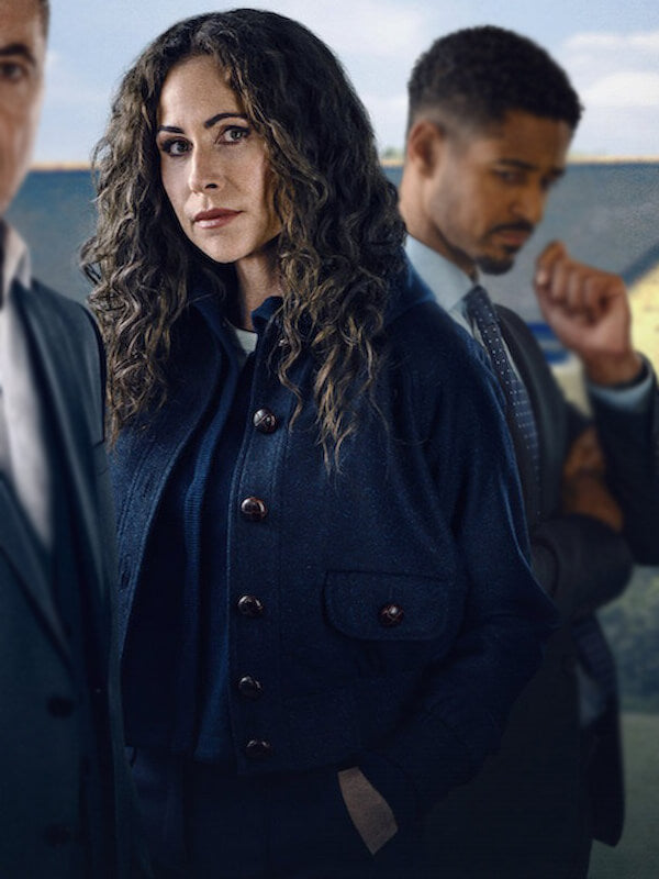 Run Away S01 Minnie Driver Black Wool Jacket