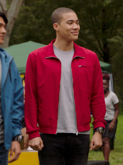 Russell Curry Power Rangers Dino Fury Cotton Jacket