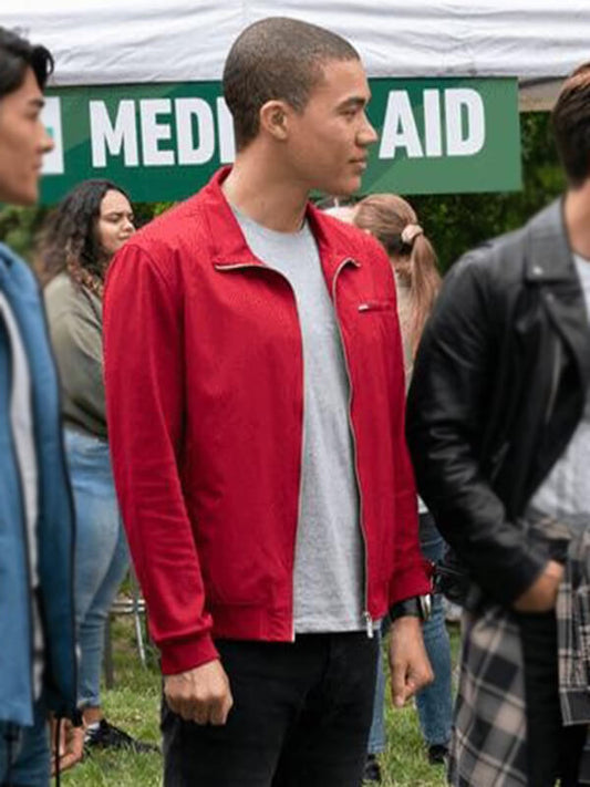 Russell Curry Power Rangers Dino Fury Cotton Jacket