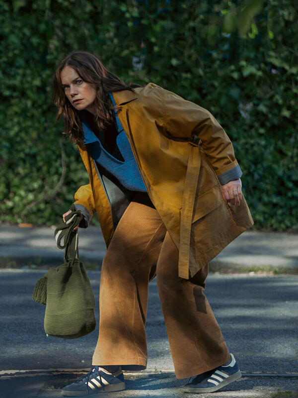 Ruth Wilson Down Cemetery Road Yellow Cotton Coat