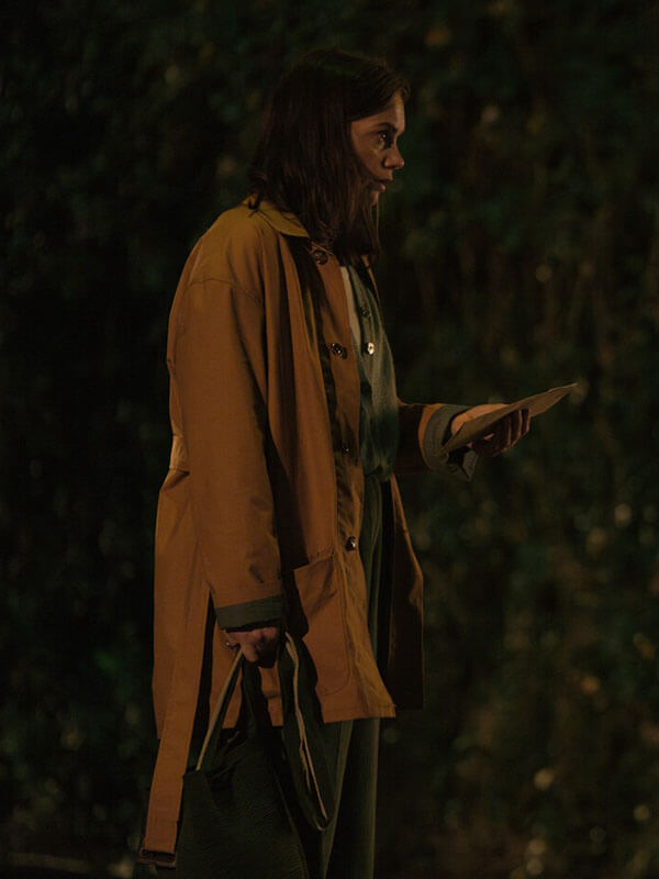Ruth Wilson Down Cemetery Road Yellow Cotton Coat