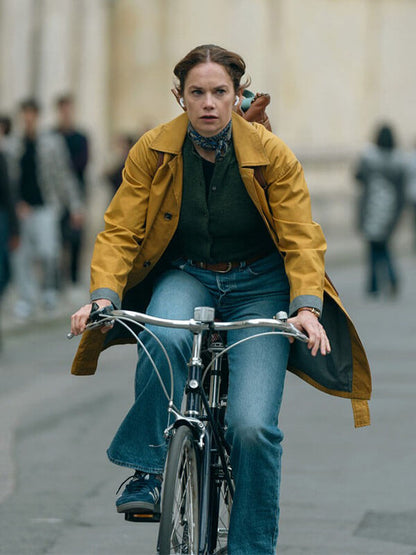 Ruth Wilson Down Cemetery Road Yellow Cotton Coat
