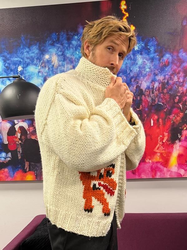 Ryan Gosling Project Hail Mary 2026 Wolf Cardigan