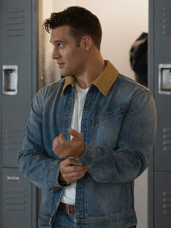 Ryan Guzman 9-1-1 S09 Eddie Diaz Denim Jacket