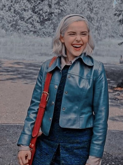 Sabrina Spellman Chilling Adventures of Sabrina Blue Jacket