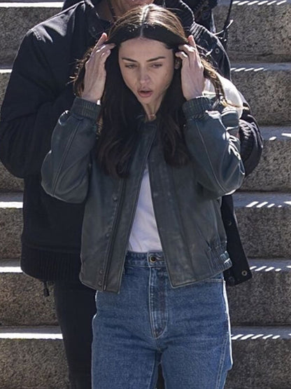 Safe Houses 2026 Ana de Armas Black Leather Jacket