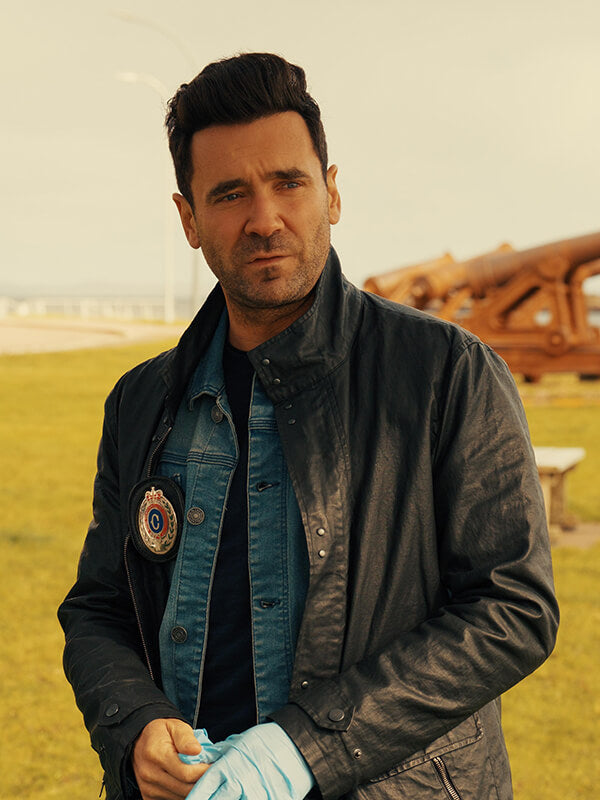 Saint-Pierre S01 Allan Hawco Black Leather Jacket