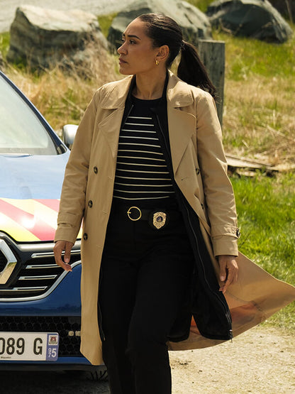 Saint-Pierre S01 Josephine Jobert Beige Coat
