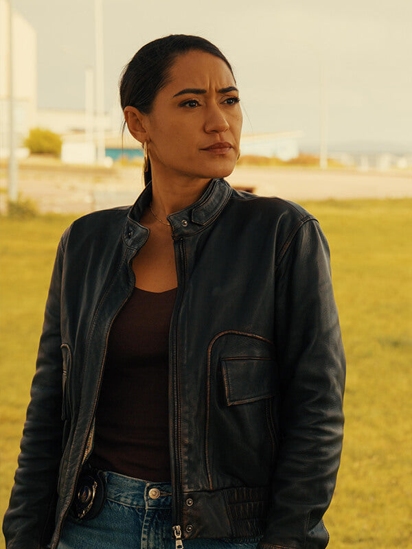 Saint-Pierre S01 Josephine Jobert Black Bomber Jacket
