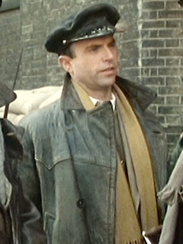 Sam Neill Reilly Ace Of Spies Leather Coat