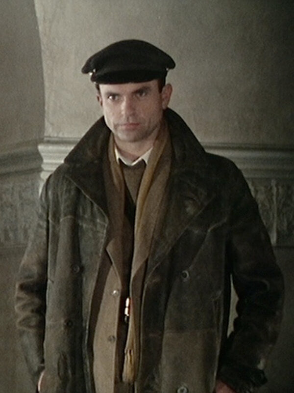 Sam Neill Reilly Ace Of Spies Leather Coat