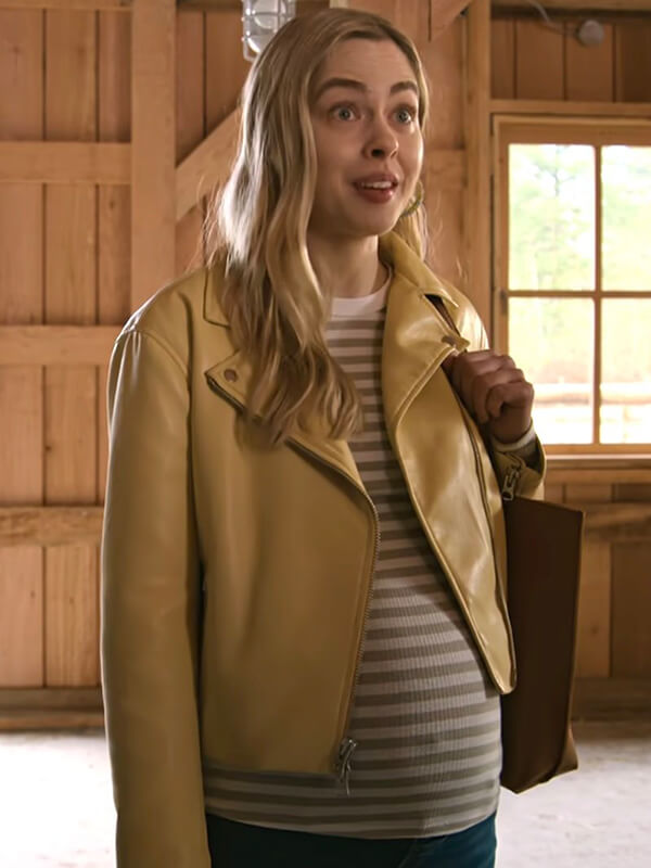 Sarah Dugdale Virgin River S06 Lizzie Yellow Jacket