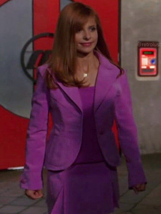 Sarah Michelle Gellar Scooby-Doo Daphne Velvet Blazer