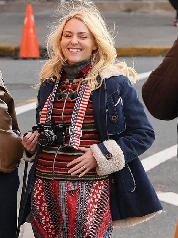 Sasha Czack I Play Rocky 2026 Denim Shearling Coat