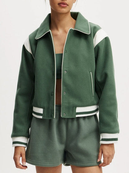 Scarlett Rayner Trying 2026 Princess Varsity Jacket
