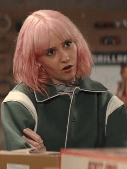 Scarlett Rayner Trying 2026 Princess Varsity Jacket
