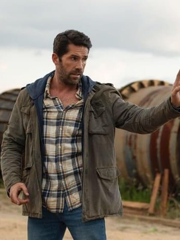 Scott Adkins Diablo 2025 Green Cotton Jacket