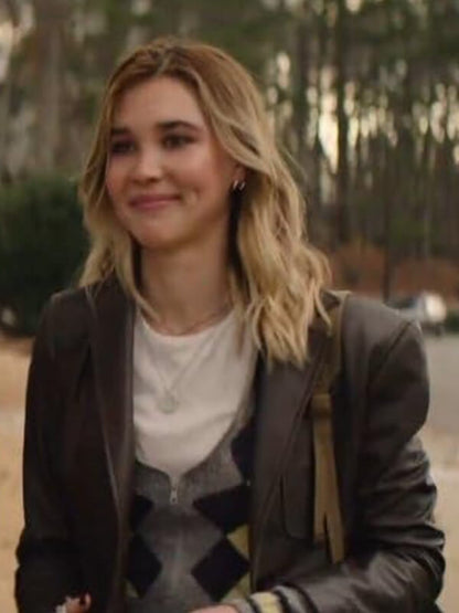 Scream 7 Isabel May Black Leather Jacket