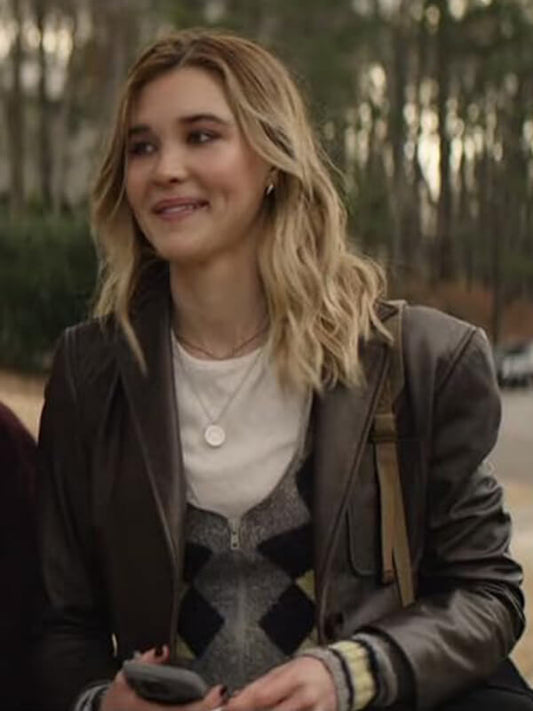 Scream 7 Isabel May Black Leather Jacket