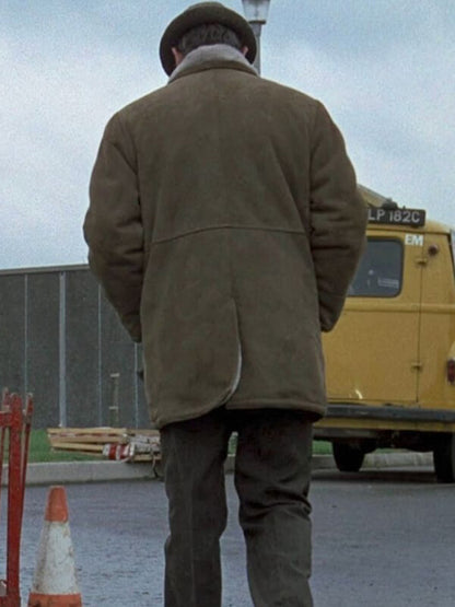 Sean Connery The Offence Suede Shearling Coat