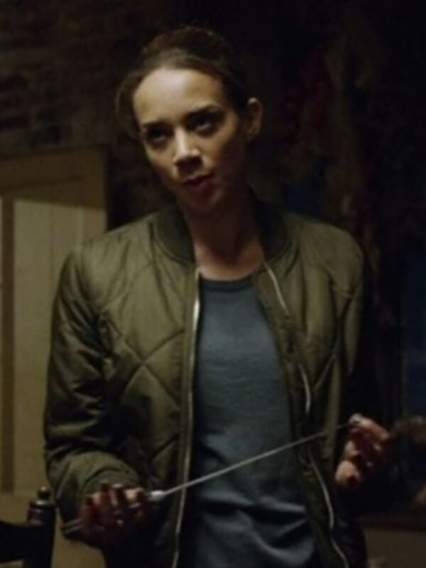 Selma Telse Black Mirror S06 Green Bomber Jacket